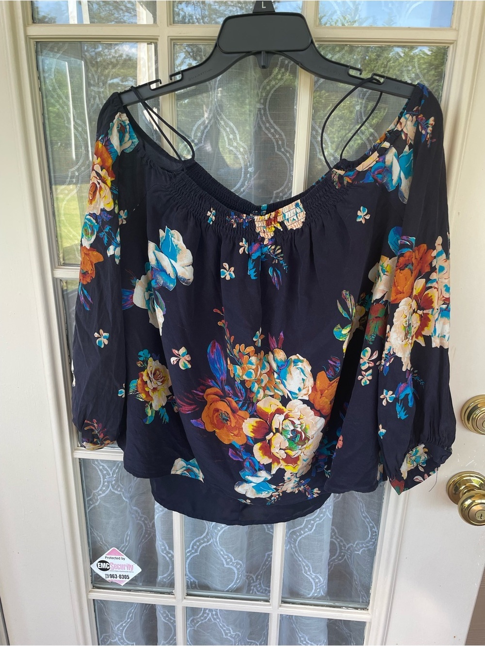 Maeve Anthropologie Floral Peasant Blouse Medium Boho Cottagecore 🌺✨